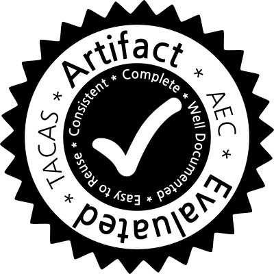 TACAS artefact evaluation badge